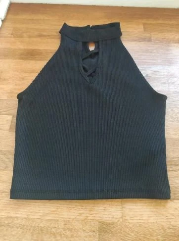 Jennyfer top débardeur noir XS